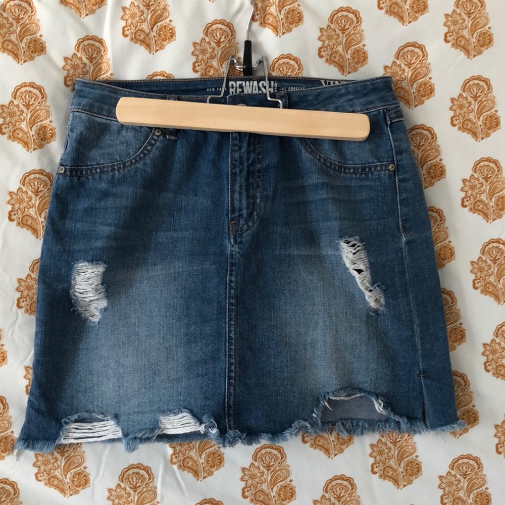 Denim Short Skirt